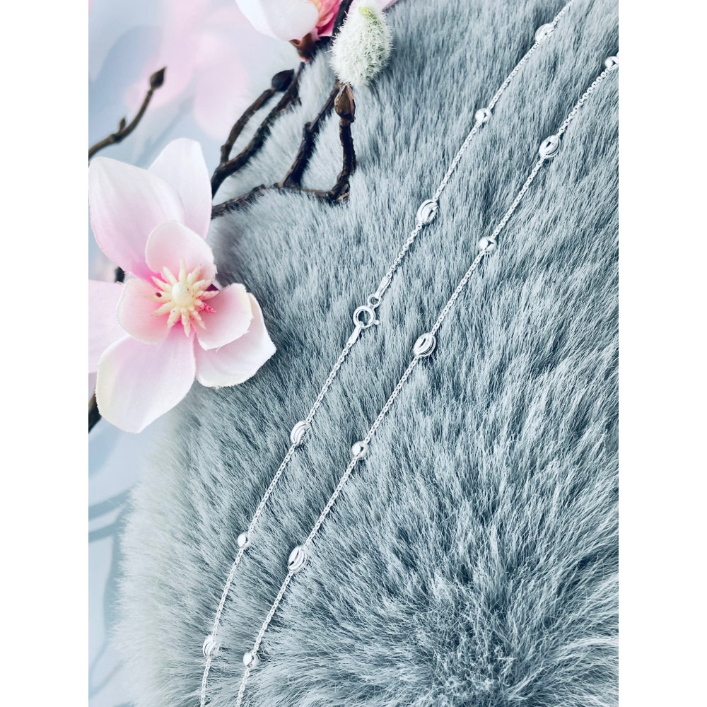 Ball 925 Silber Halskette Halsband Damen Kinder