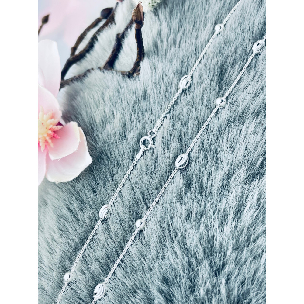 Ball 925 Silber Halskette Halsband Damen Kinder