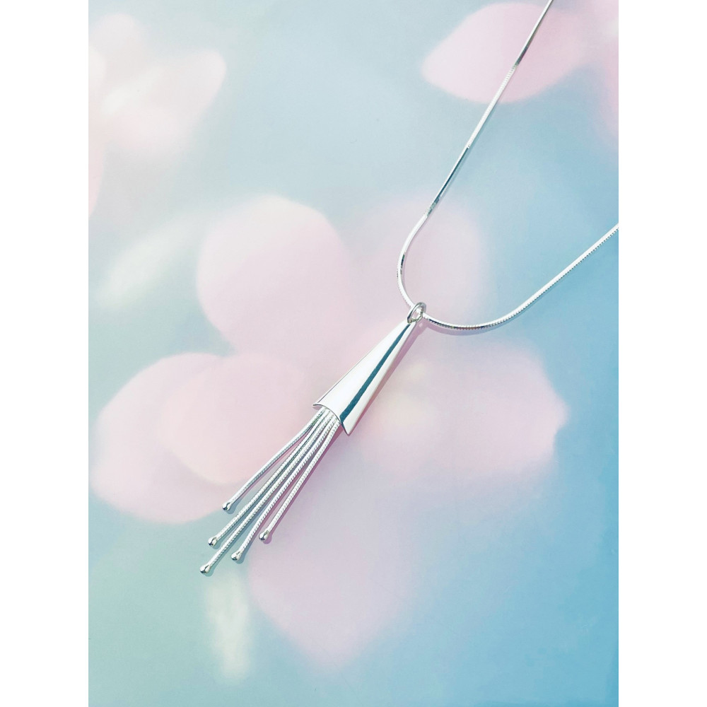 Srebrny naszyjnik meduza