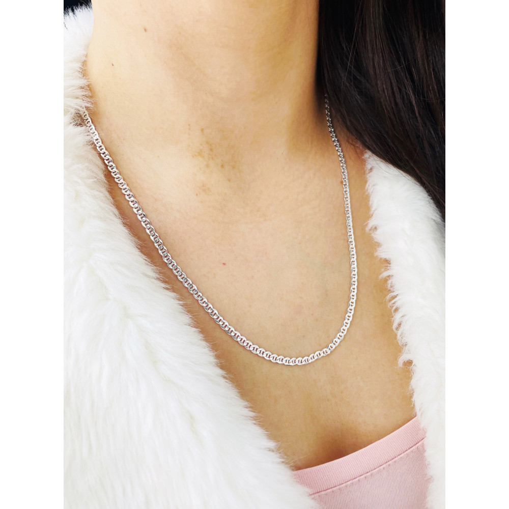 925 Silber Garibaldi Kette Halskette