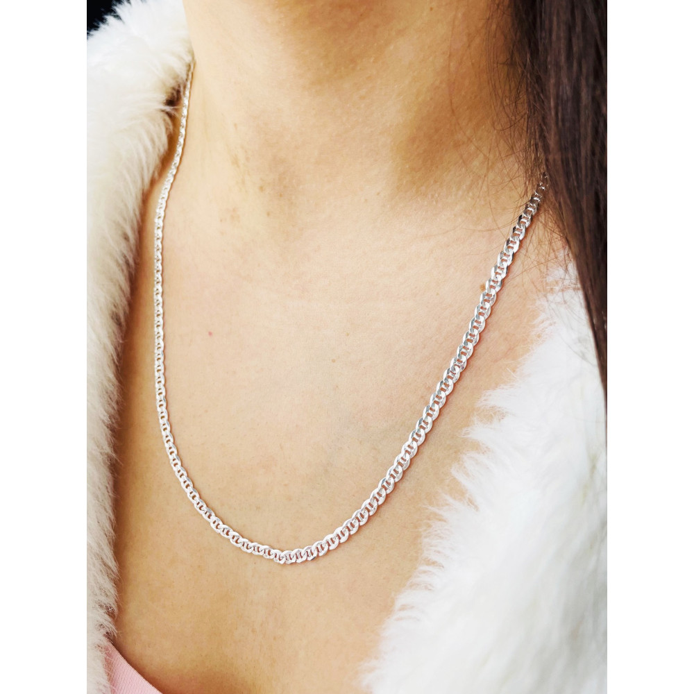 925 Silber Garibaldi Kette Halskette