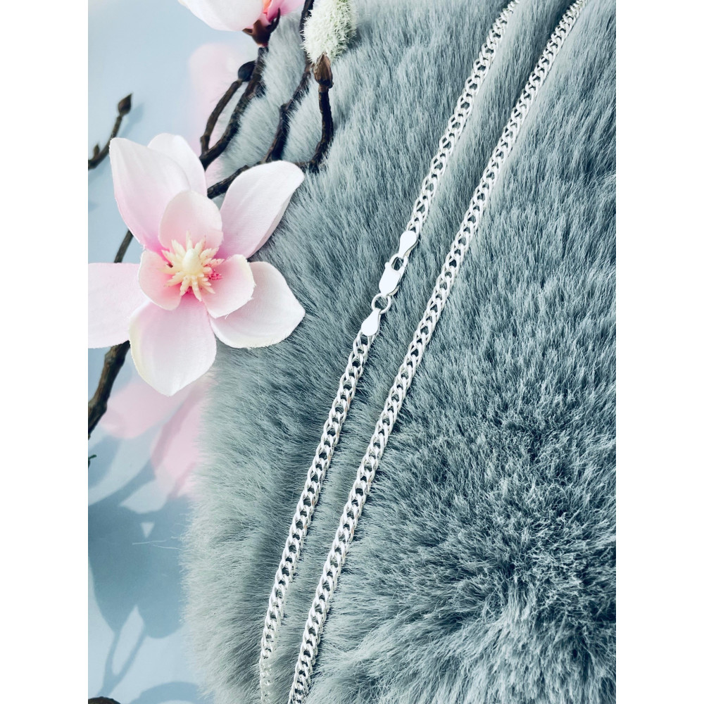 925 Silber Rombo Halskette Collier