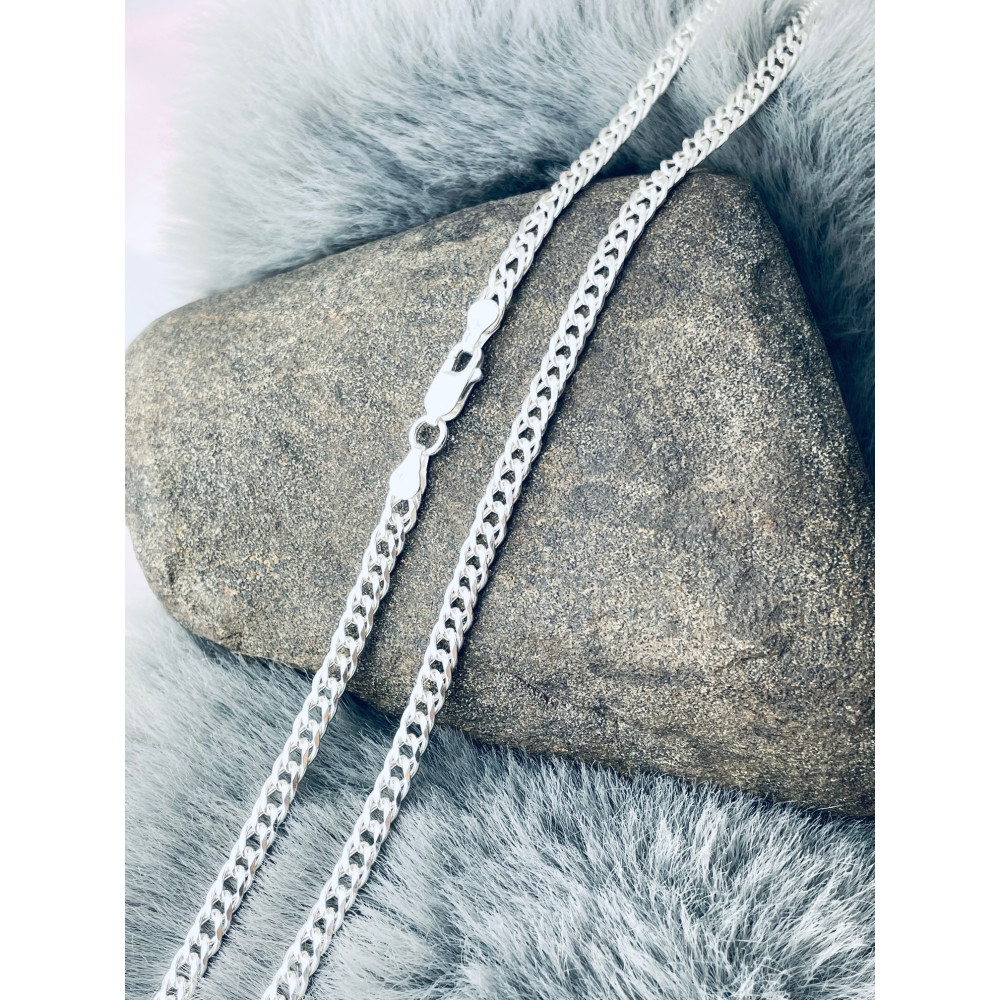 925 Silber Rombo Halskette Collier