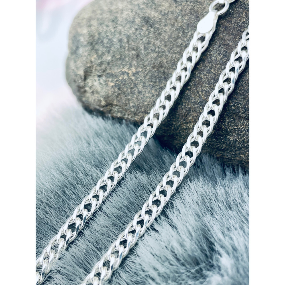 925 Silber Rombo Halskette Collier