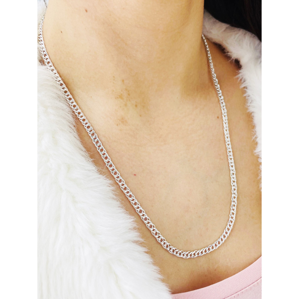 925 Silber Rombo Halskette Collier