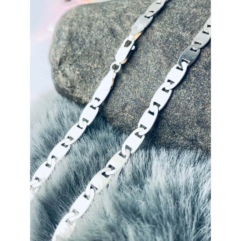 925 Silber Marine Halskette