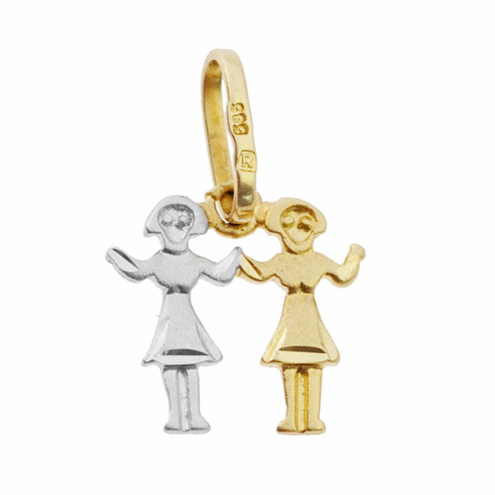 copy of Złoty wisiorek zawieszka rozeta ażurowa