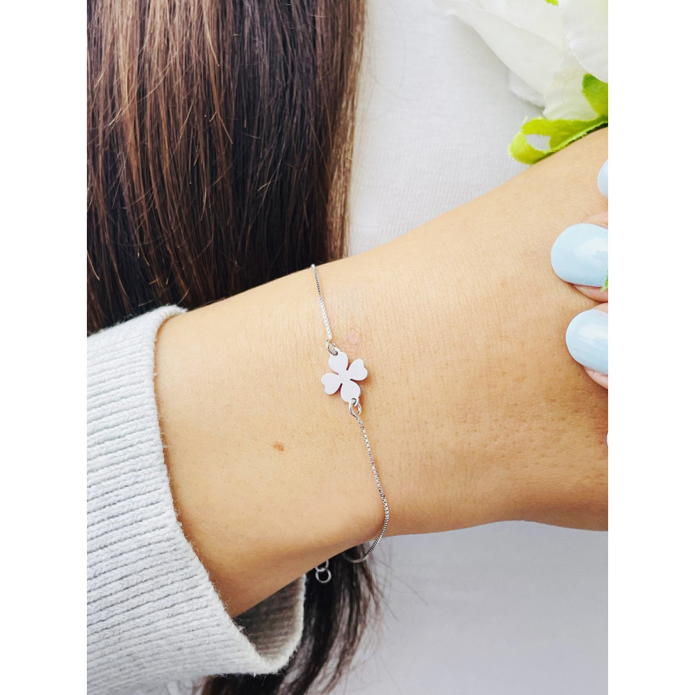 Złota bransoletka celebrytka serce nieskończoność