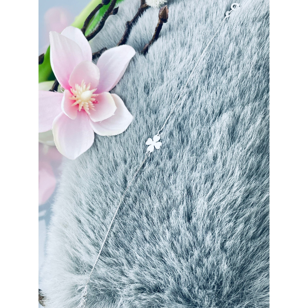 Kleeblatt Armband 925 Silber Damen Kinder