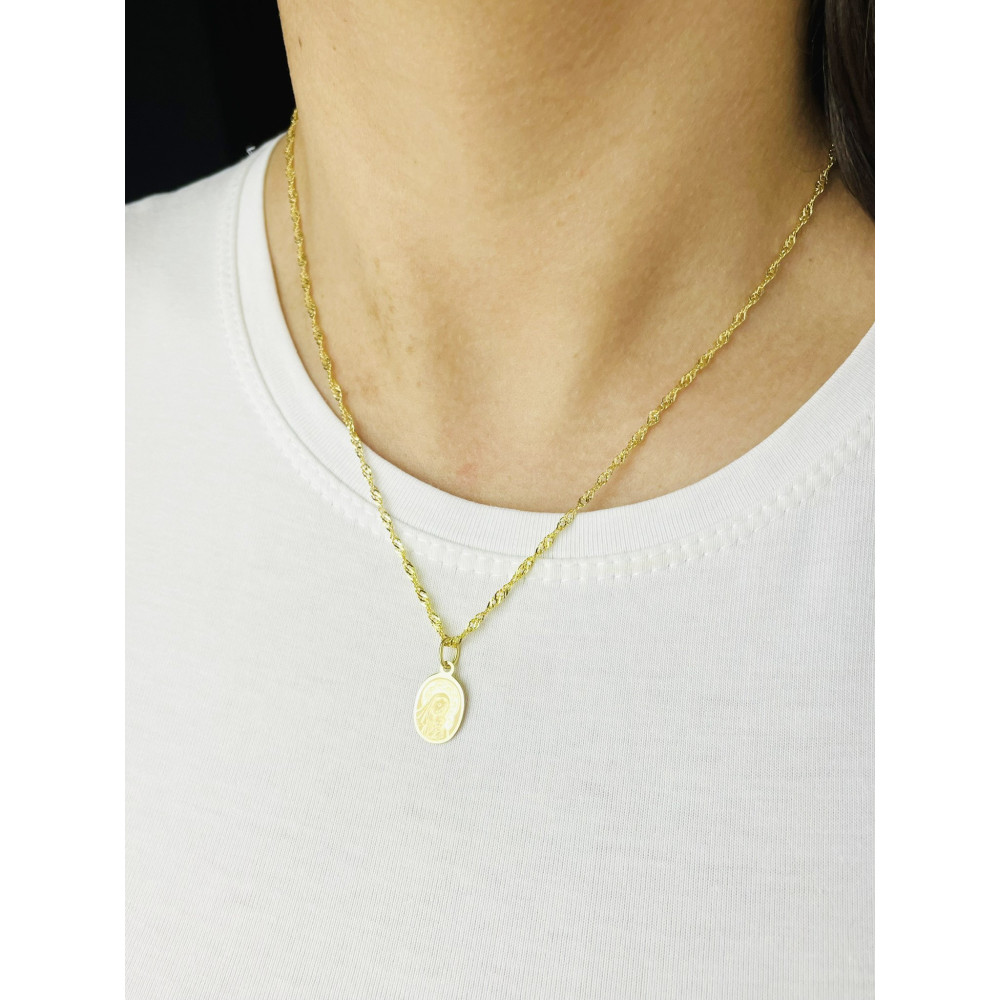 Anhänger Madonna Maria mit Jesuskind Goldanhänger