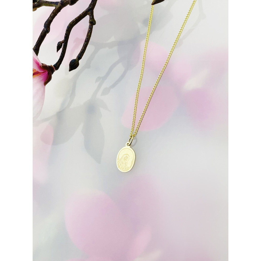 Anhänger Madonna Maria mit Jesuskind Goldanhänger