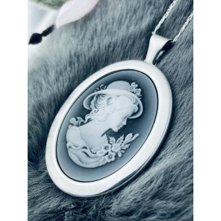 Kamea 925 Silber Anhänger