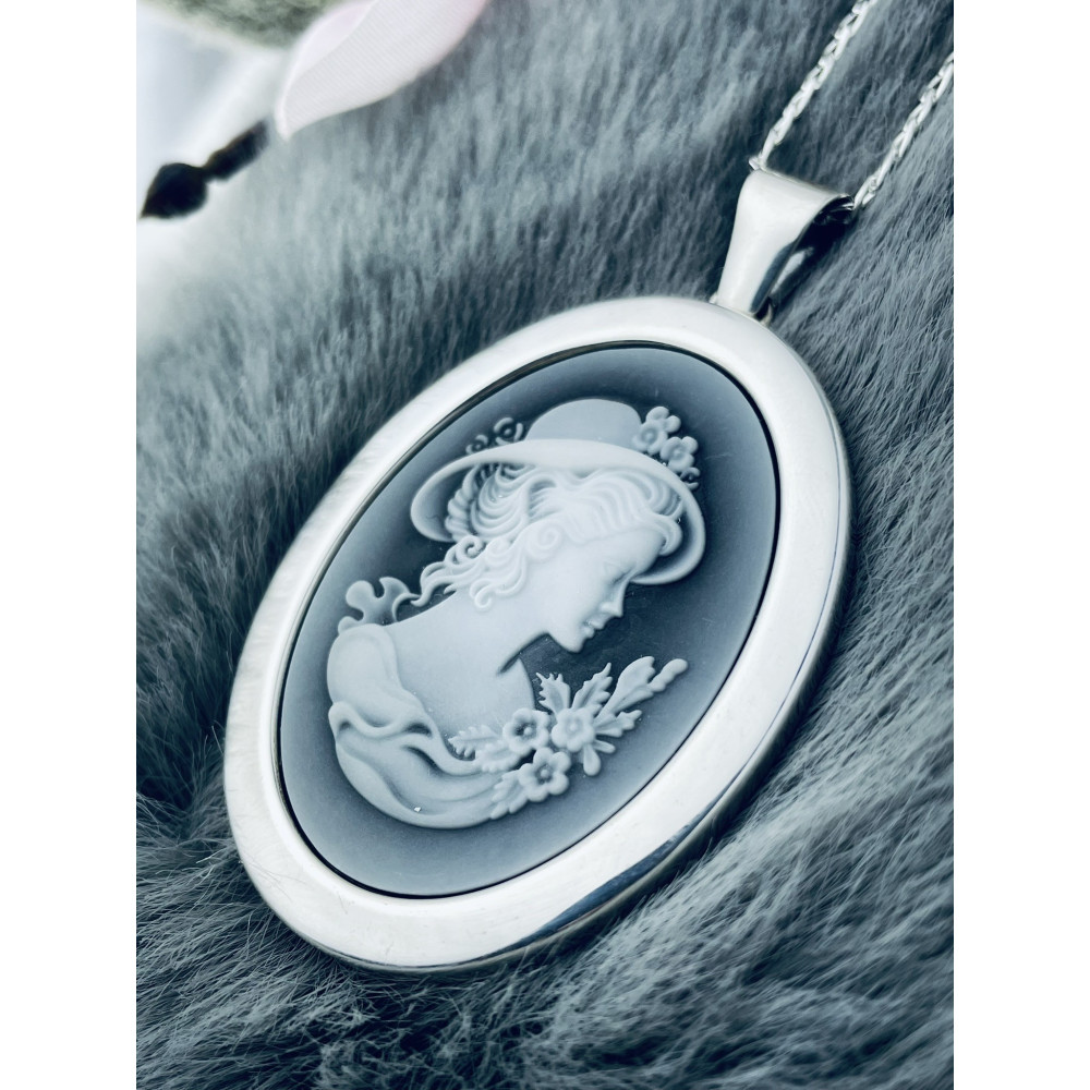 Kamea 925 Silber Anhänger