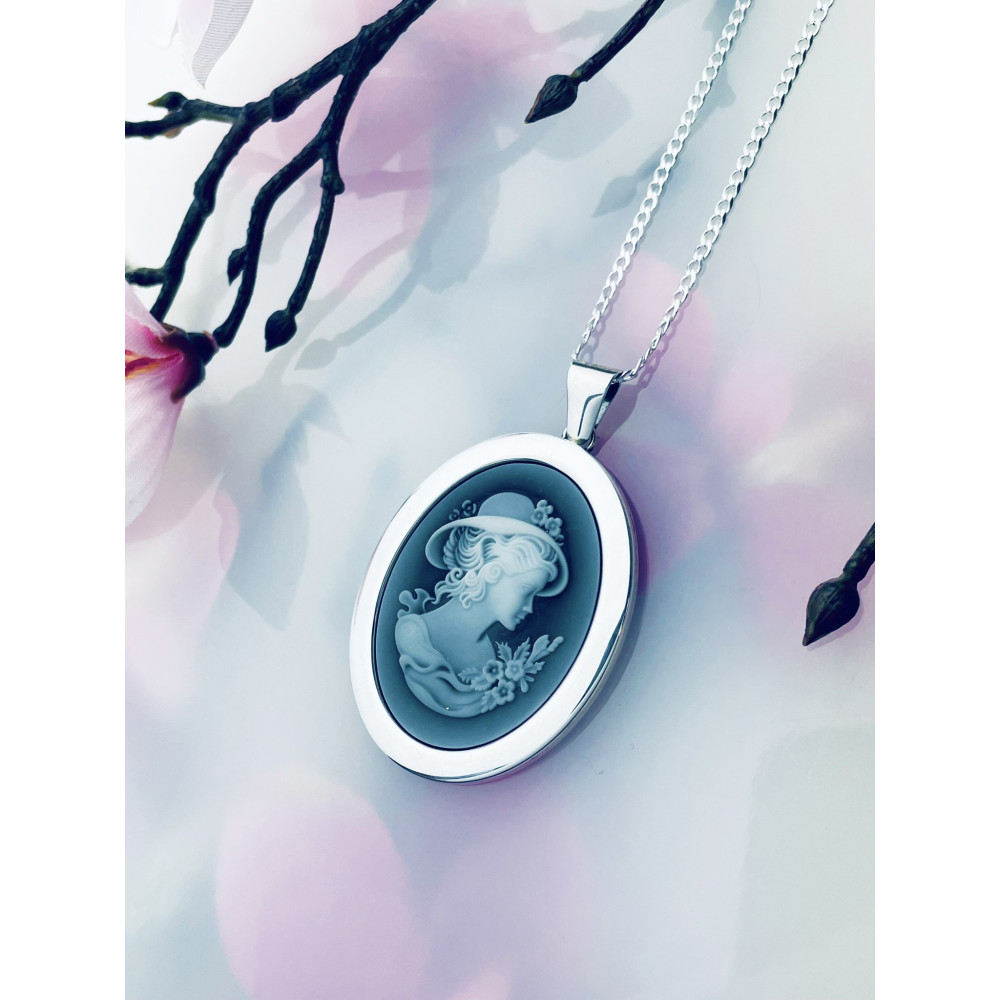 Kamea 925 Silber Anhänger