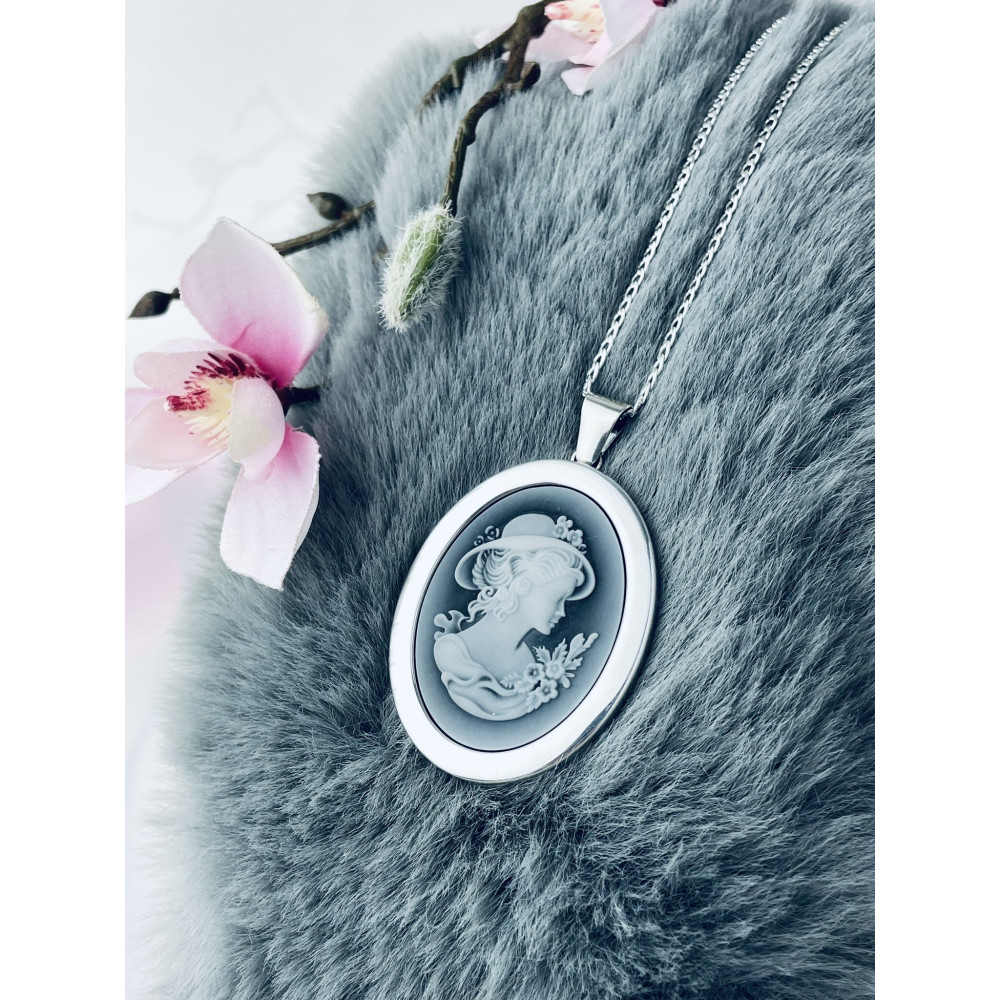 Kamea 925 Silber Anhänger