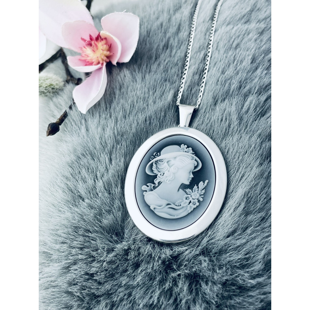 Kamea 925 Silber Anhänger