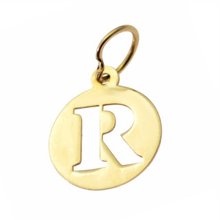 copy of Złoty wisiorek zawieszka rozeta ażurowa