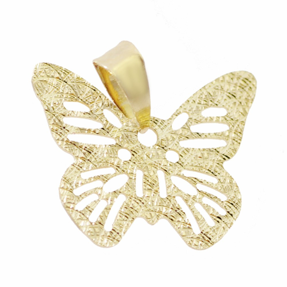 Złoty wisiorek zawieszka motyl