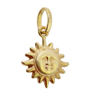 copy of Złoty wisiorek zawieszka rozeta ażurowa