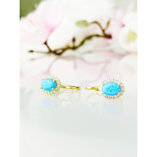 Ohrringe mit Zirkonia Ohrhänger Ohrstecker Ohrschmuck 585er 14KT Gelbgold