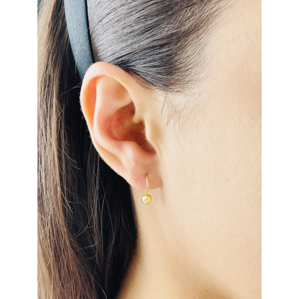 Ohrringe Ohrhänger Ohrstecker Ohrschmuck Gelbgold Paar