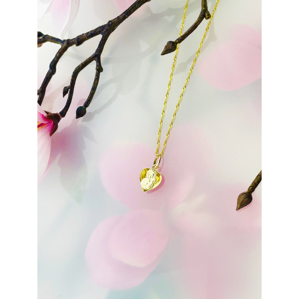 Anhänger Madonna Maria mit Jesuskind Goldanhänger