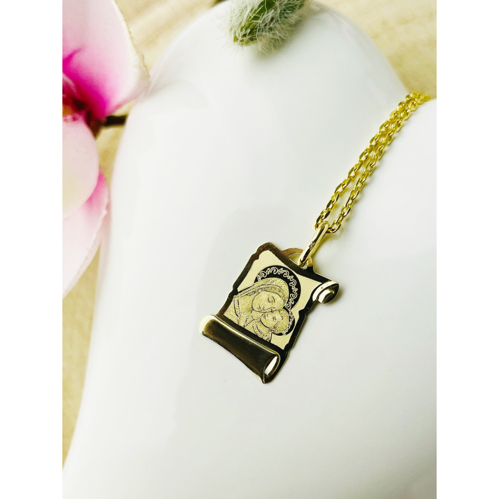 copy of Złoty Medalik Zawieszka Pan Jezus