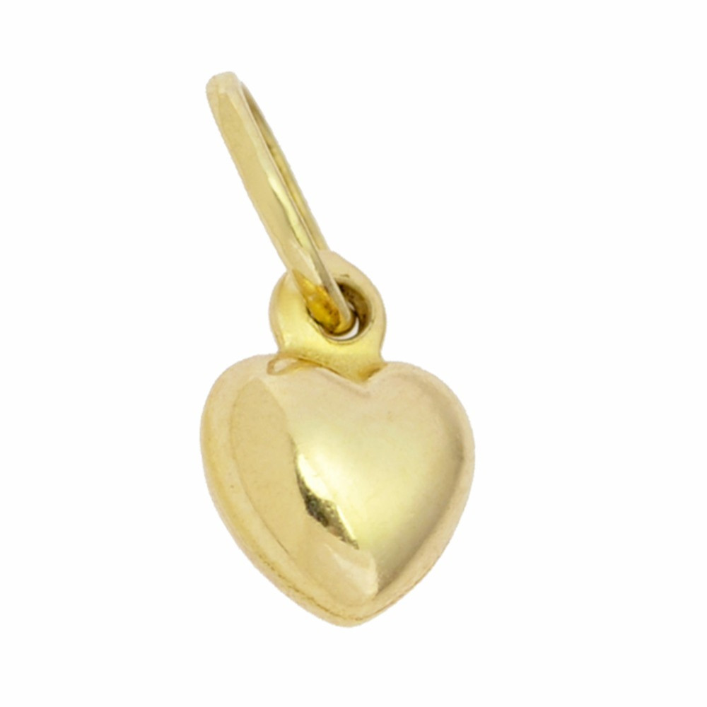 Złoty wisiorek zawieszka serce