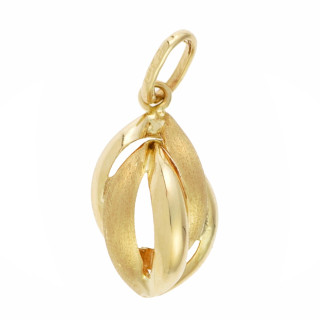 copy of Złoty wisiorek zawieszka rozeta ażurowa