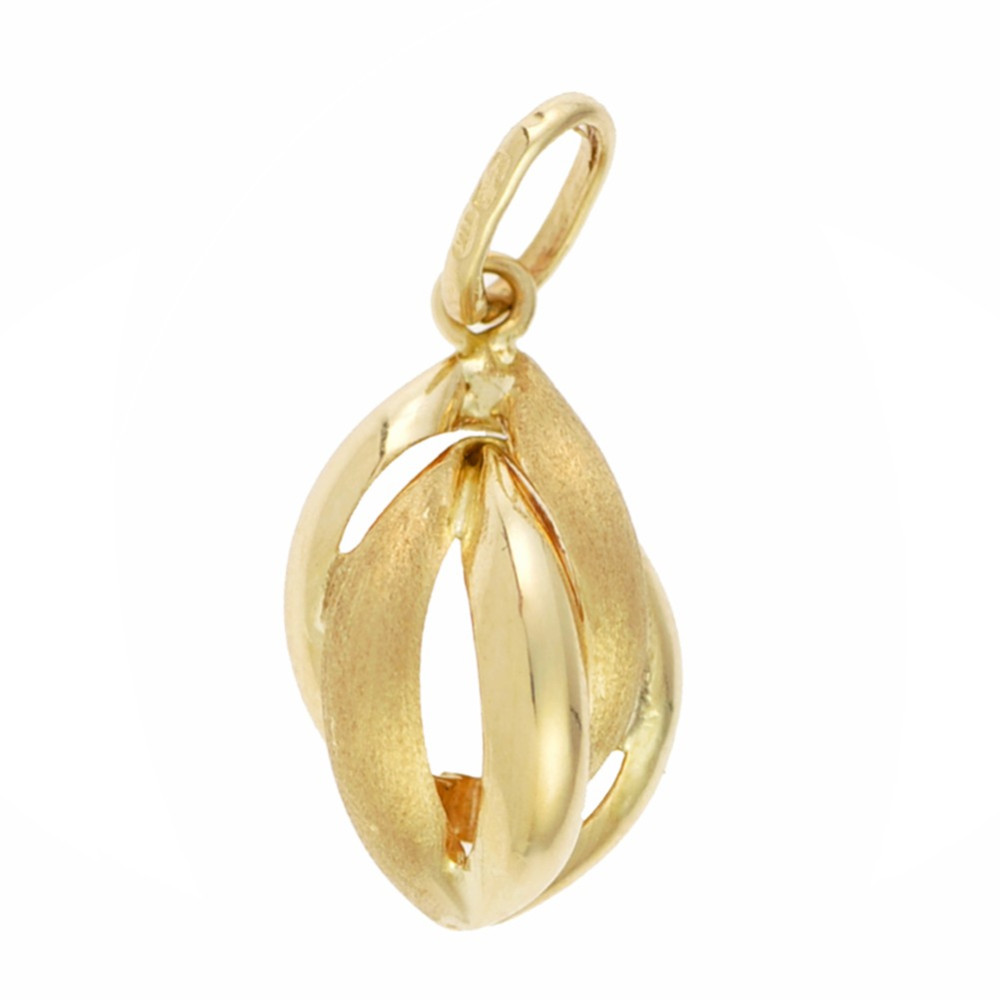 copy of Złoty wisiorek zawieszka rozeta ażurowa