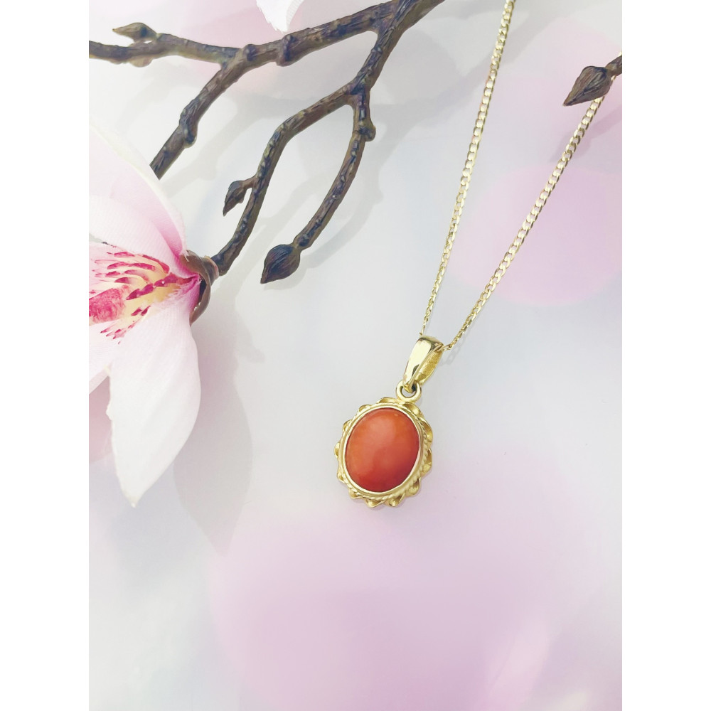 copy of Złoty wisiorek zawieszka rozeta ażurowa