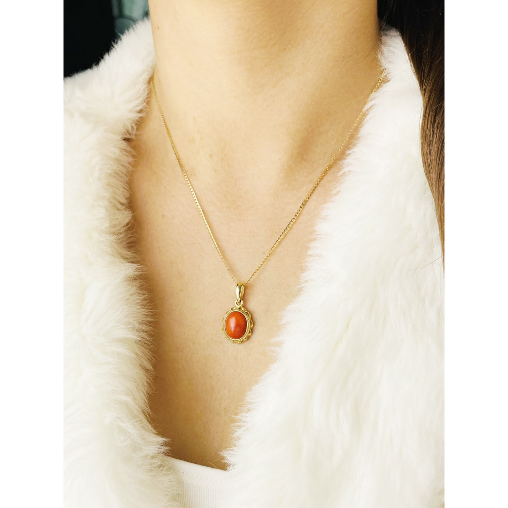 copy of Złoty wisiorek zawieszka rozeta ażurowa