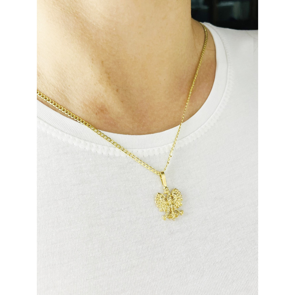 copy of Złoty wisiorek zawieszka rozeta ażurowa