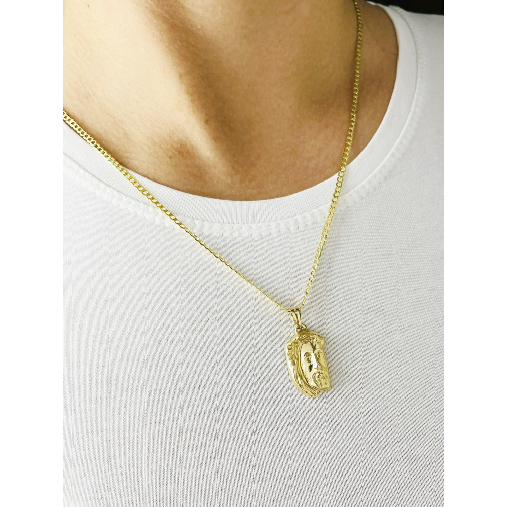 Złoty Medalik Zawieszka Pan Jezus