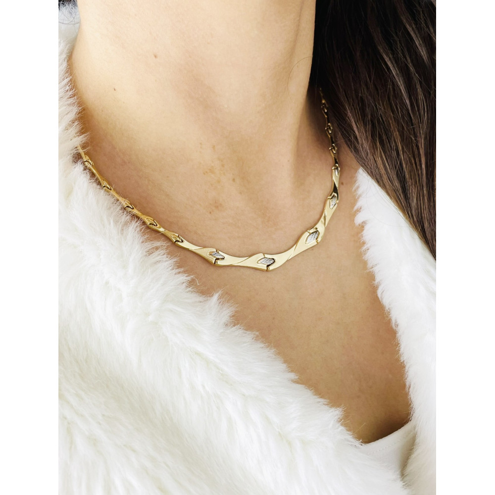 Halskette goldenes Halsband Gelbgold 585er 14KT