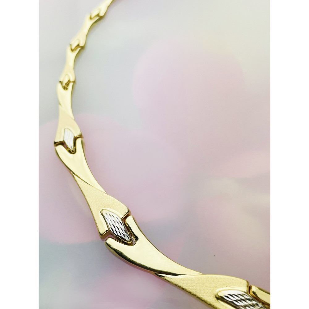 Halskette goldenes Halsband Gelbgold 585er 14KT