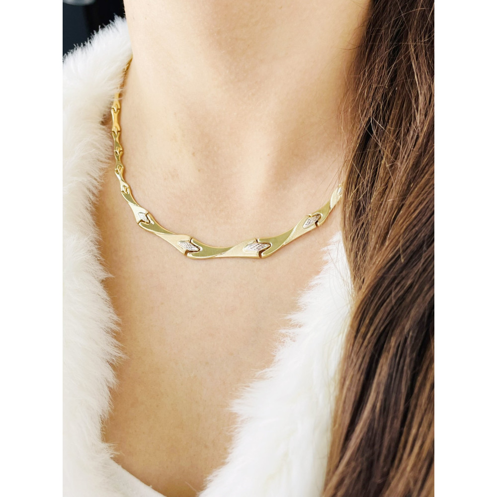 Halskette goldenes Halsband Gelbgold 585er 14KT