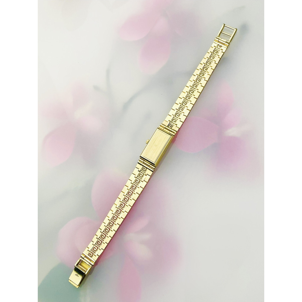 Goldene Uhr Geneve Quartz Gelbgold 585er 14KT