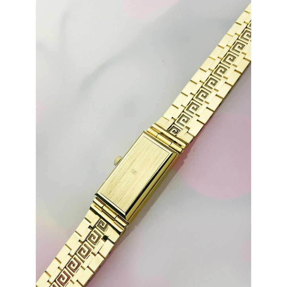 Goldene Uhr Geneve Quartz Gelbgold 585er 14KT