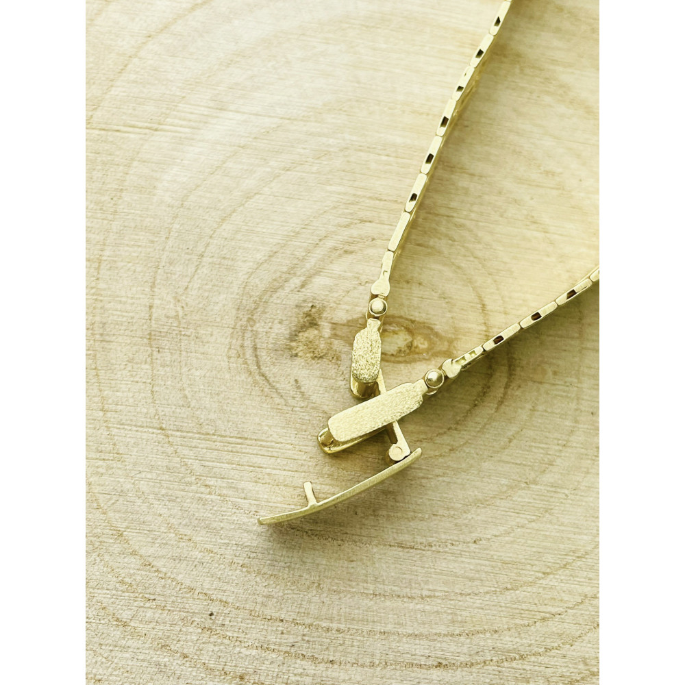 Złoty zegarek kwarcowy Geneve Quartz z bransoletką grecką