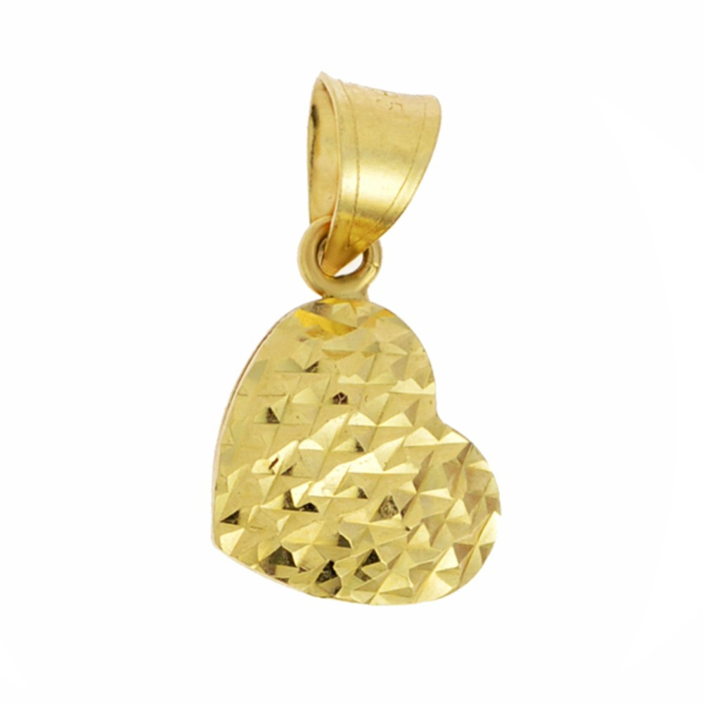 Anhänger Kettenanhänger Gold Goldanhänger Herz 585er 14KT