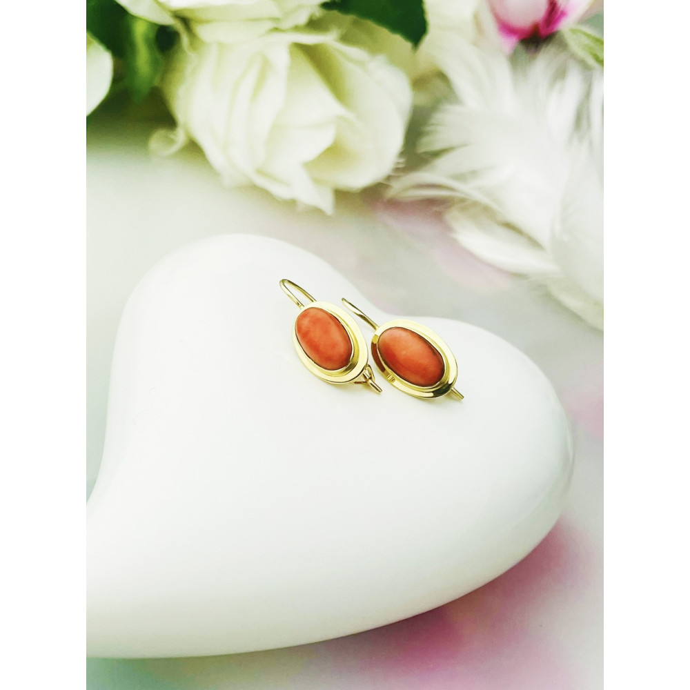 copy of Złote kolczyki kuleczki z cyrkoniami dwukolorowe