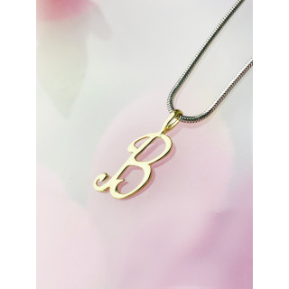 Anhänger Buchstabe B Kettenanhänger Goldanhänger Gelbgold 585er 14KT