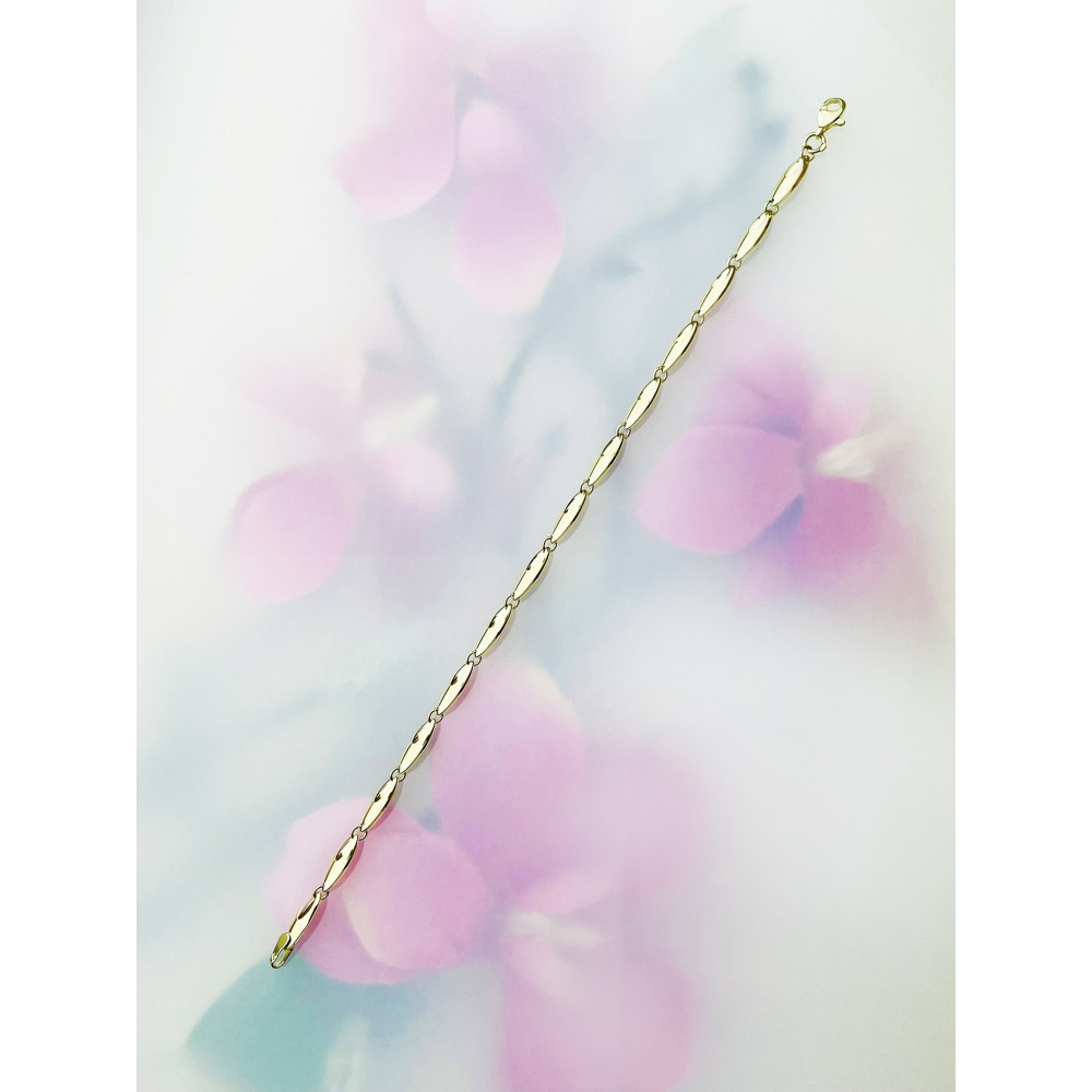 copy of Złota bransoletka z zawieszkami serce