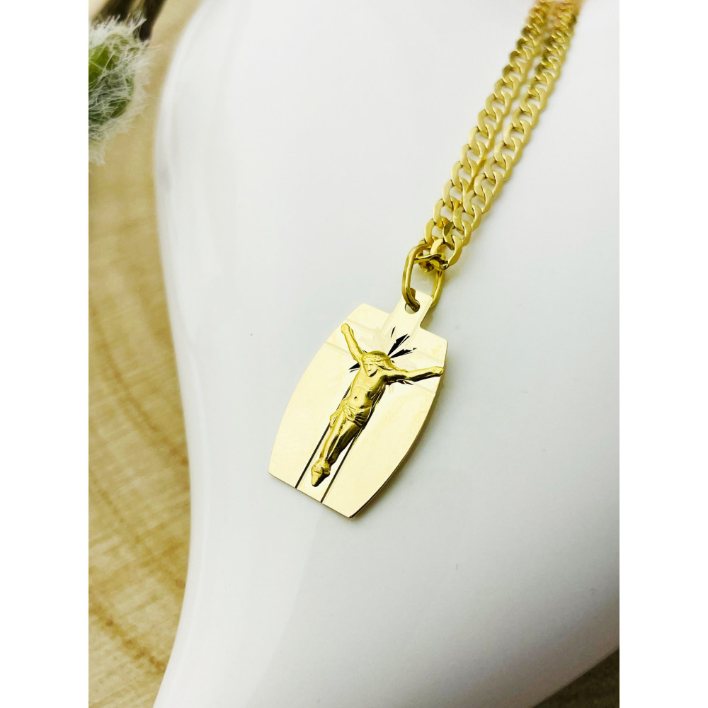 copy of Złoty Medalik Zawieszka Pan Jezus