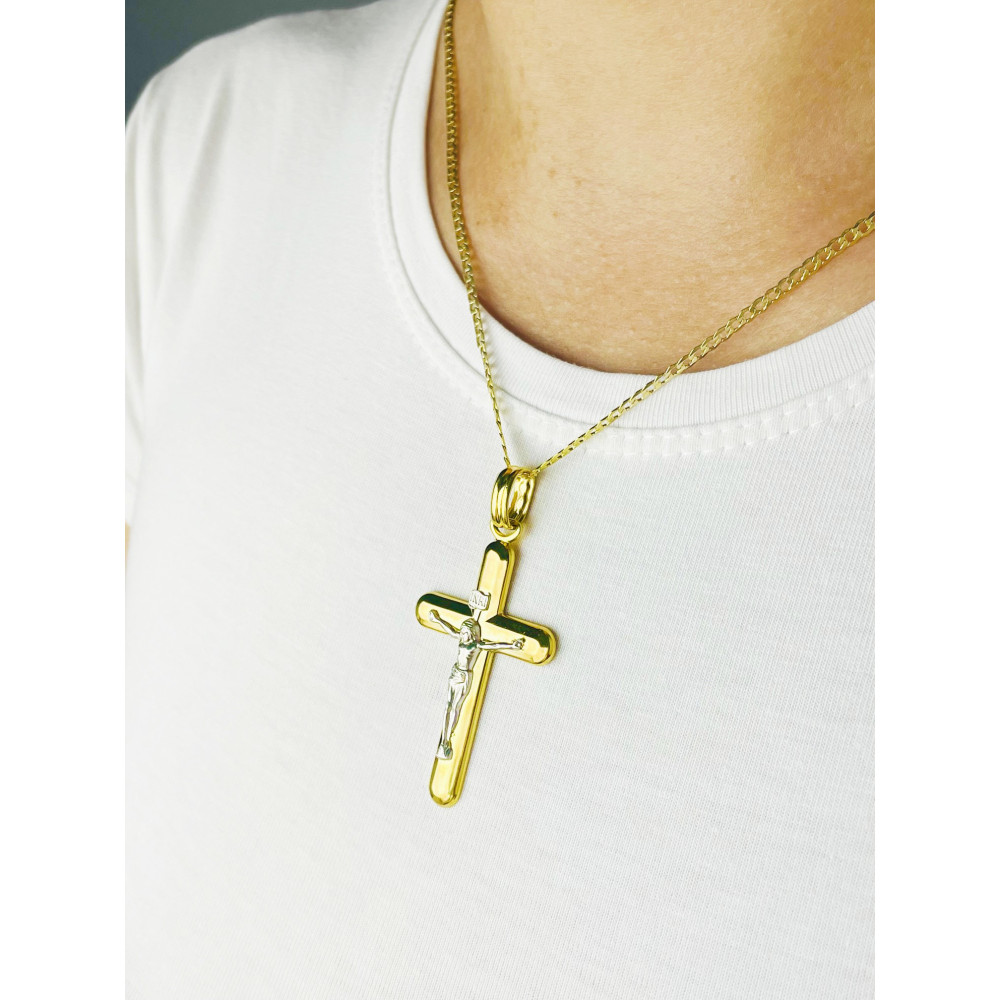 copy of Złoty krzyżyk klasyczny diamentowany