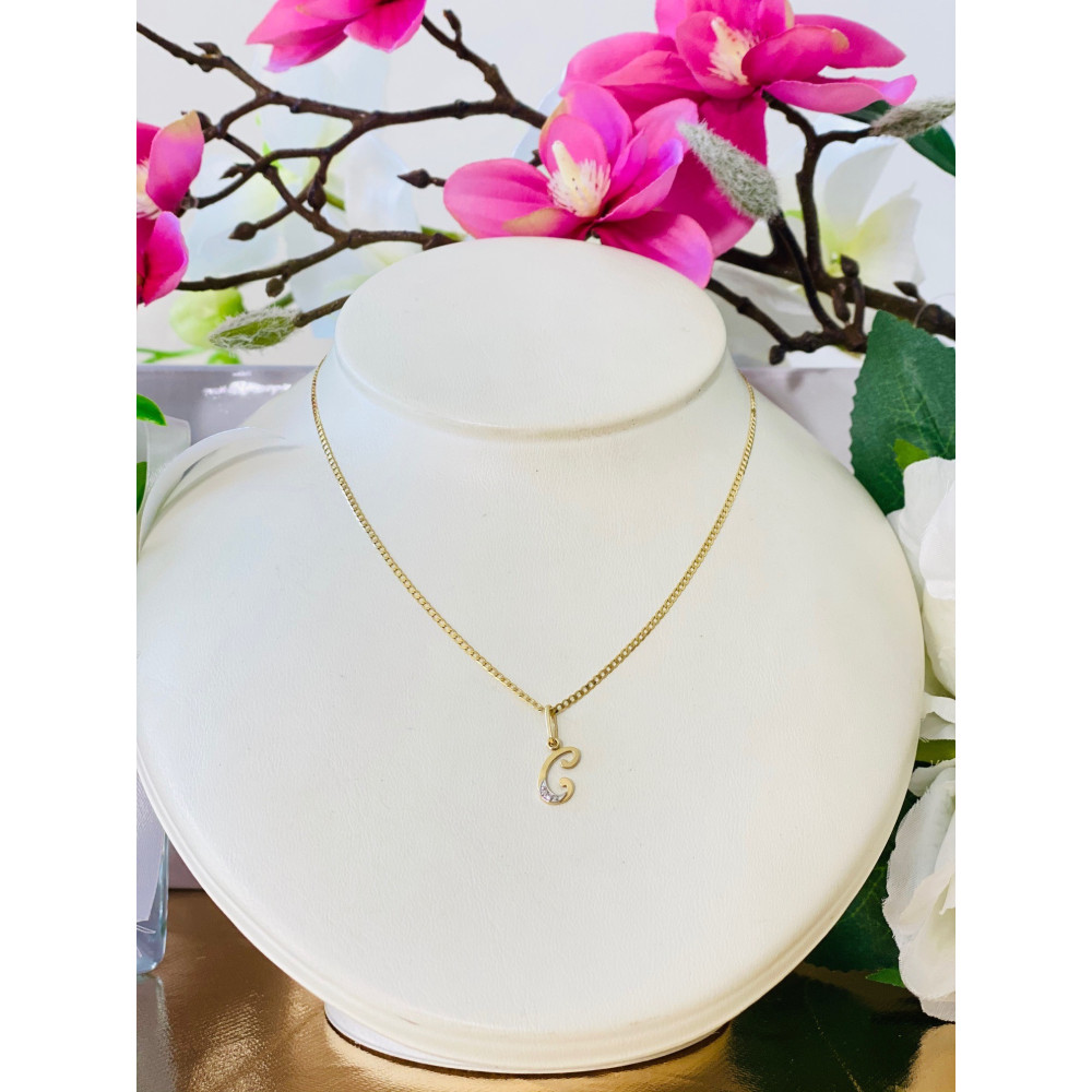 copy of Złoty wisiorek zawieszka rozeta ażurowa