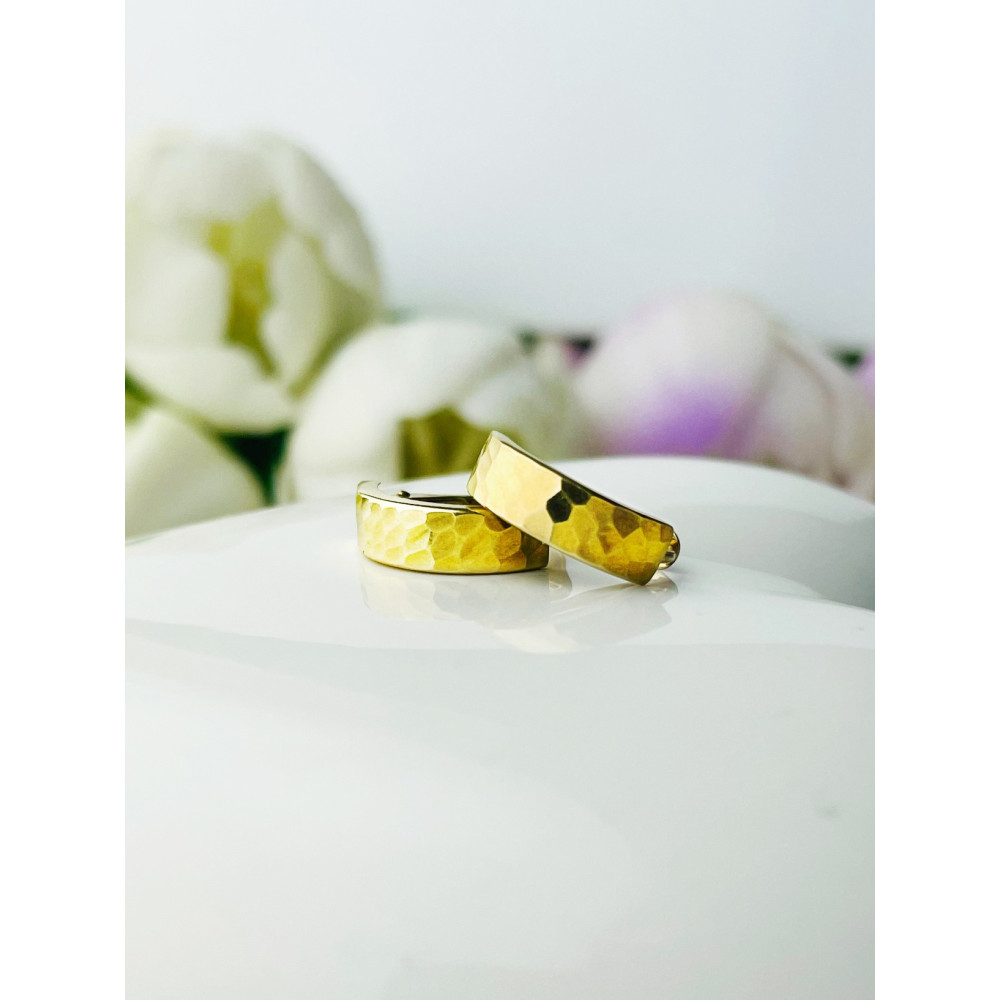 copy of Złote kolczyki wiszące patyczki