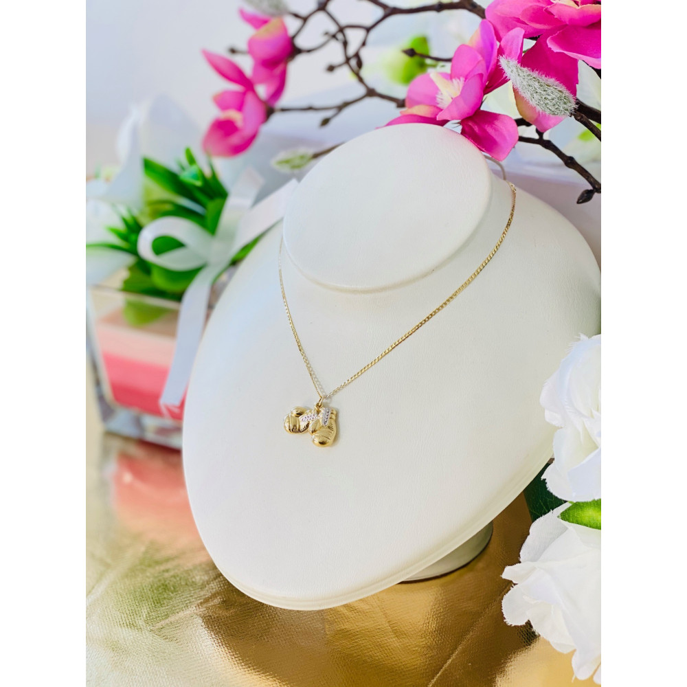 copy of Złoty wisiorek zawieszka rozeta ażurowa