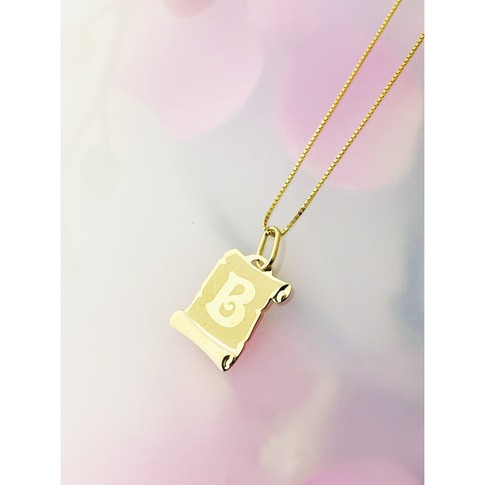 copy of Złoty wisiorek zawieszka rozeta ażurowa